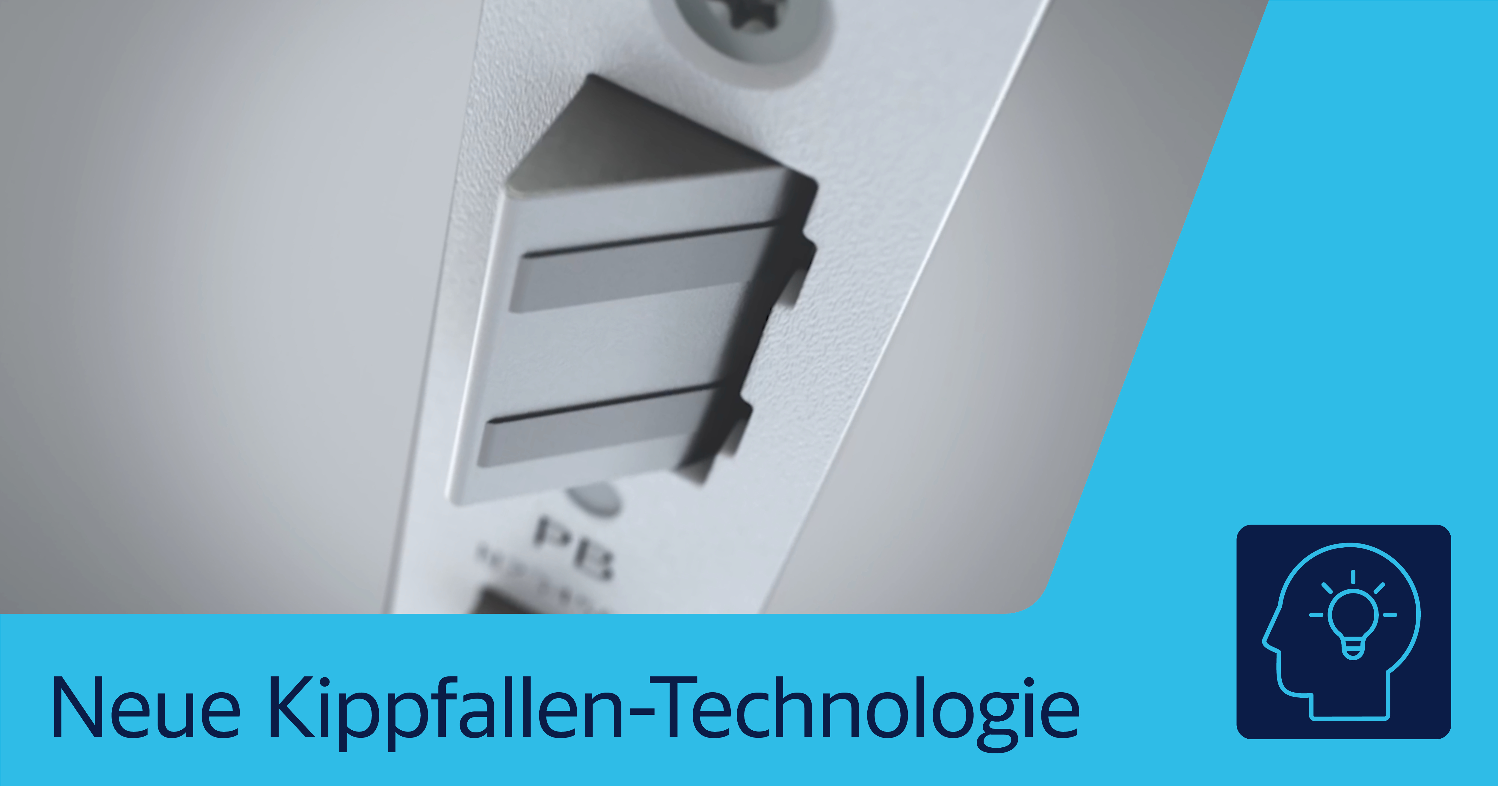 Kippfalle in Nahaufnahme